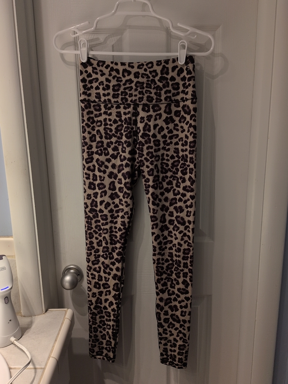 Good American Cheetah Print Leggings High Waist Compression Sculpting GP0045 Sz2